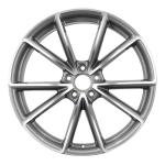 PCD 5X112 17 Inch Wheels CB 66.45 Silver A356.2 Aluminum Audi Replica Rims