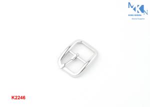 Quality Heel Pin Shoe Strap Buckles Zinc Alloy Material Nickle Color Hanging Plating K2246 wholesale