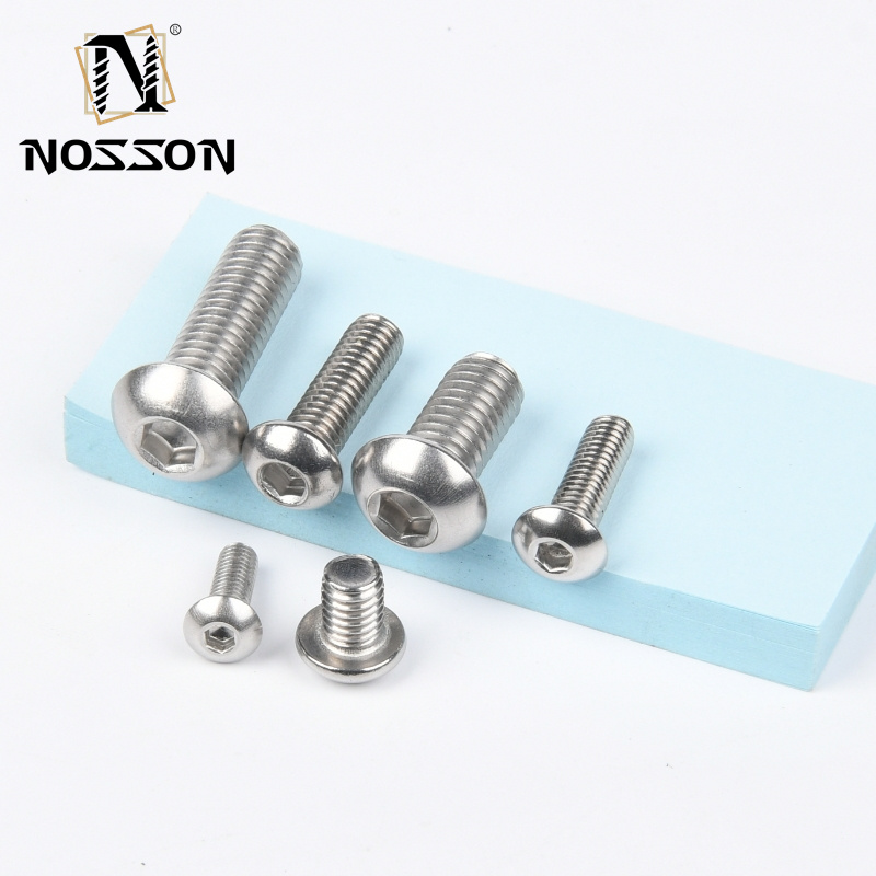 M2 M2.5 M3 M4 M5 M6M8 M10 M12 M14 M16 M18 M20 M24 M27 M30 Plain Finish Flat Head Hexagonal Furniture Socket Screws And Bolts