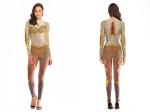 3D Digital Printing Custom Mermaid Costume Elegant Bodycon Jumpsuits