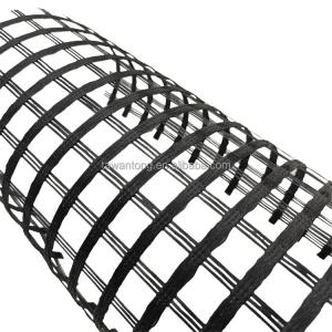 Quality 120kn Bitumen Coated Fiberglass Geogrid for Roadbed Reinforcement in Length of 50-200m wholesale