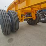 30t-50t Load Capacity Skeletal Semi Truck Trailer with 1310mm Wheel Base
