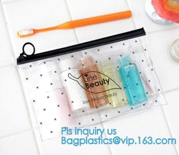 underwear packing slider zipper bags with hanger, Cosmetic k clear bubble bags, Manufacturer Clear Vinyl Slider Ba