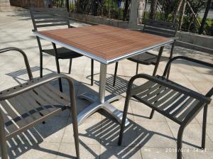Quality Cross Table base Aluminum Table leg Outdoor Furniture Leisure Table chair wholesale