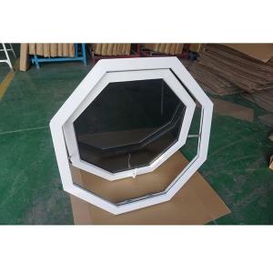 Quality Modern Irregular PVC Awning Window Waterproof Bathroom Frosted Glass Windows wholesale