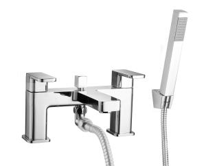 Quality Convenience Bath Shower Mixer Chrome Finish Brushed Gold T9561 wholesale