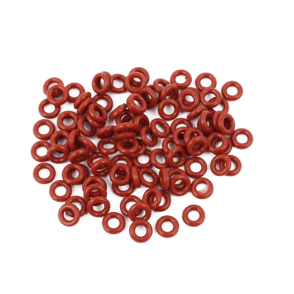 Water/Dust/Oil Proof Red Silicone Rubber O Ring Payment Term 30% Deposit 70% Balance