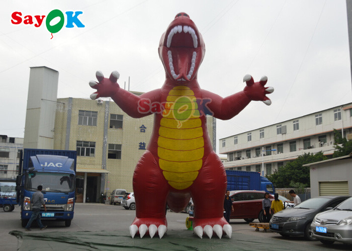 PVC Tarpaulin Giant Inflatable Raptor Dinosaur Air Balloon Dinosaur