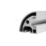 T Slot V Slot 40X40 Industrial Aluminum Profile Extrusion Frame Silver / Black