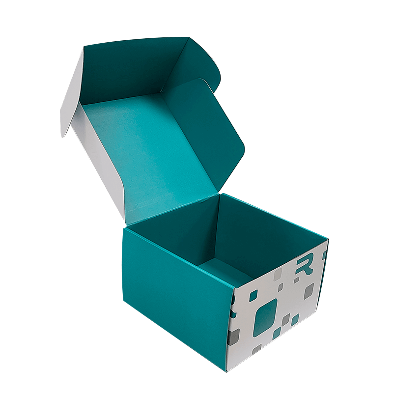 Recyclable Mailer Shipping Boxes Flat Packed Kraft Corrugated Mailer Boxes