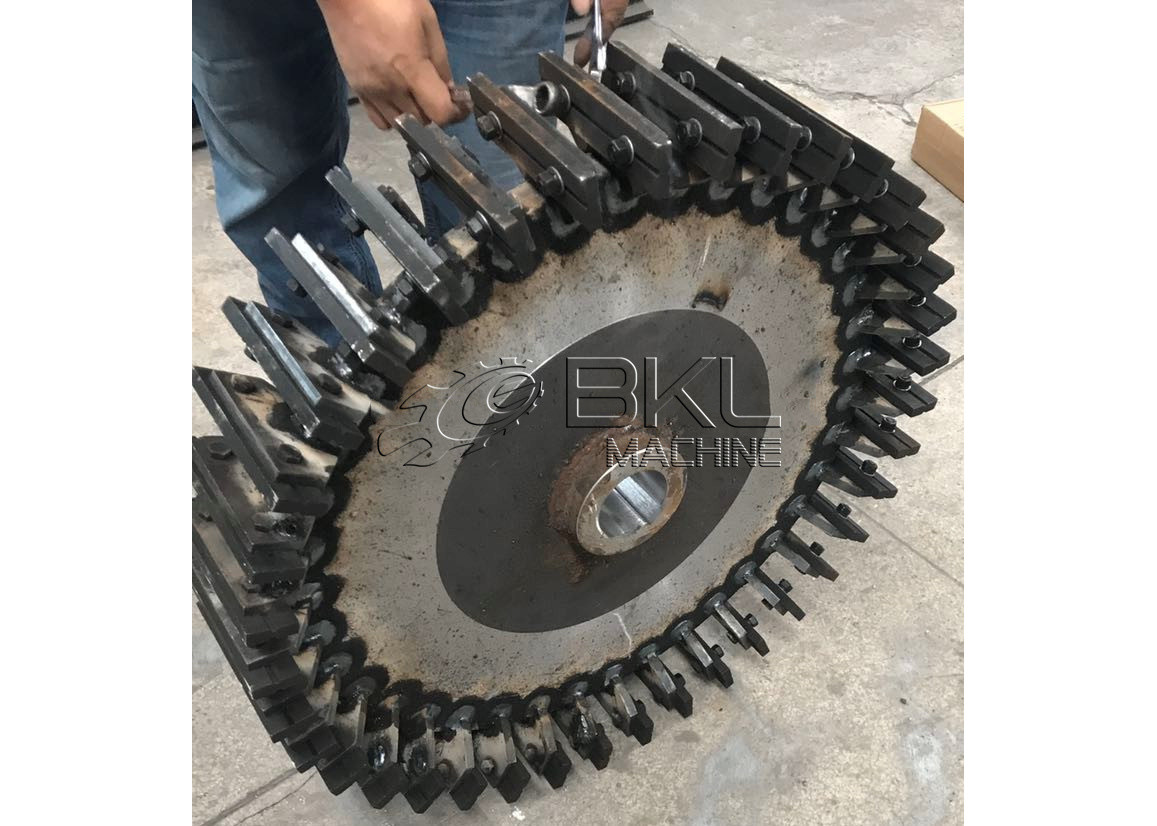 Milling Grinding Pvc Plastic Pulverizer Machine Water Cooling