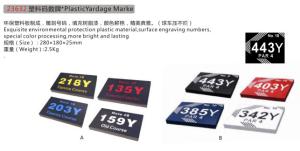 Quality Plastic Yardage Markers wholesale