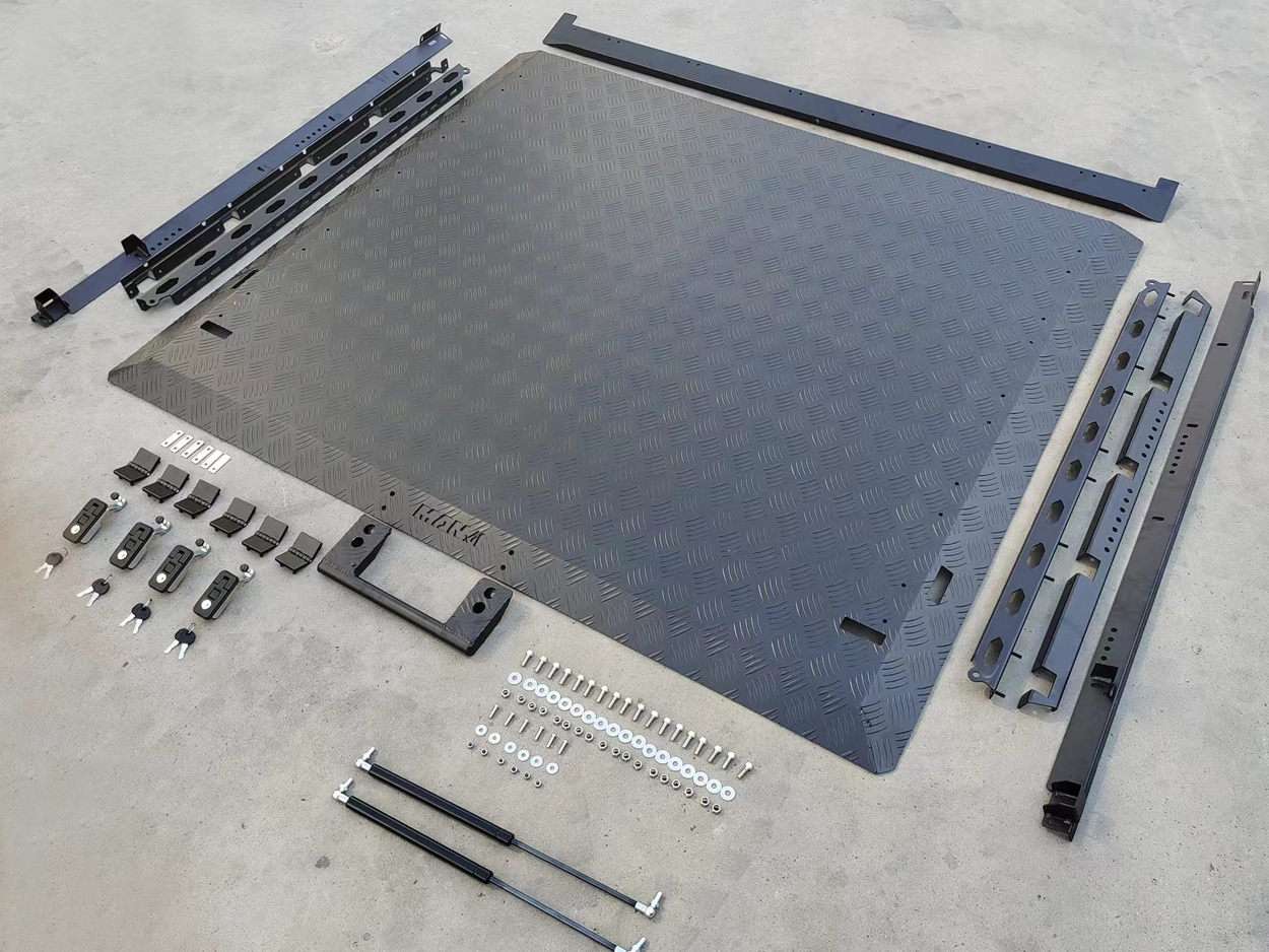 Roll Up Operation Hard Type Car Offroad Universal Aluminium Folding Truck Bed Cover