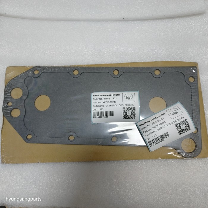 Engine Gasket-oil Cooler Core XKDE-00249 XKDE-00306 For R330LC9S R360LC9 R430LC9