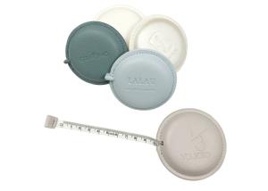 Quality 70mm Round Personalized retractable cloth tape measure Soft PU clothing measuring tape wholesale