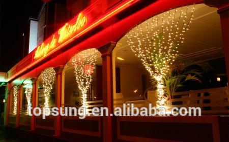 whole sale new designed 12V Christmas curtain decorate light for outdoor
