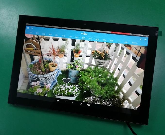 SIP Intercom Android POE Tablet With Inwall Mounted SIP Intercom For Home Automation