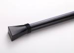 Thickened aluminum alloy curtain pole octagonal Roman bar track double bar top