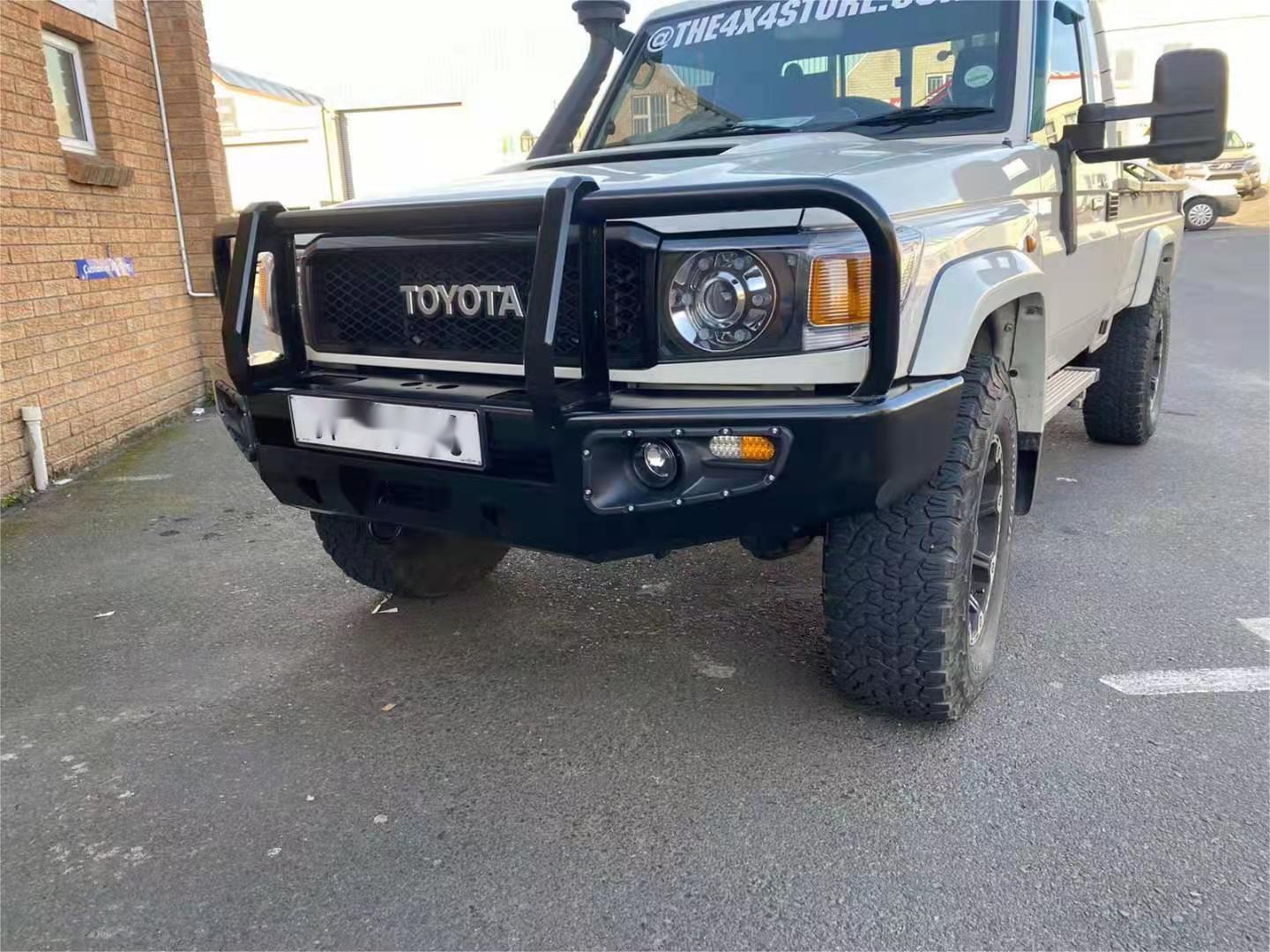 Add Style and Functionality to Your Toyota LC79 with Rear Bumper and Tire Carrier