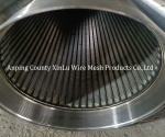 Pure Round 316L Wire Wrapped Johnson Screen Tube diameter 33-300mm for Juice and