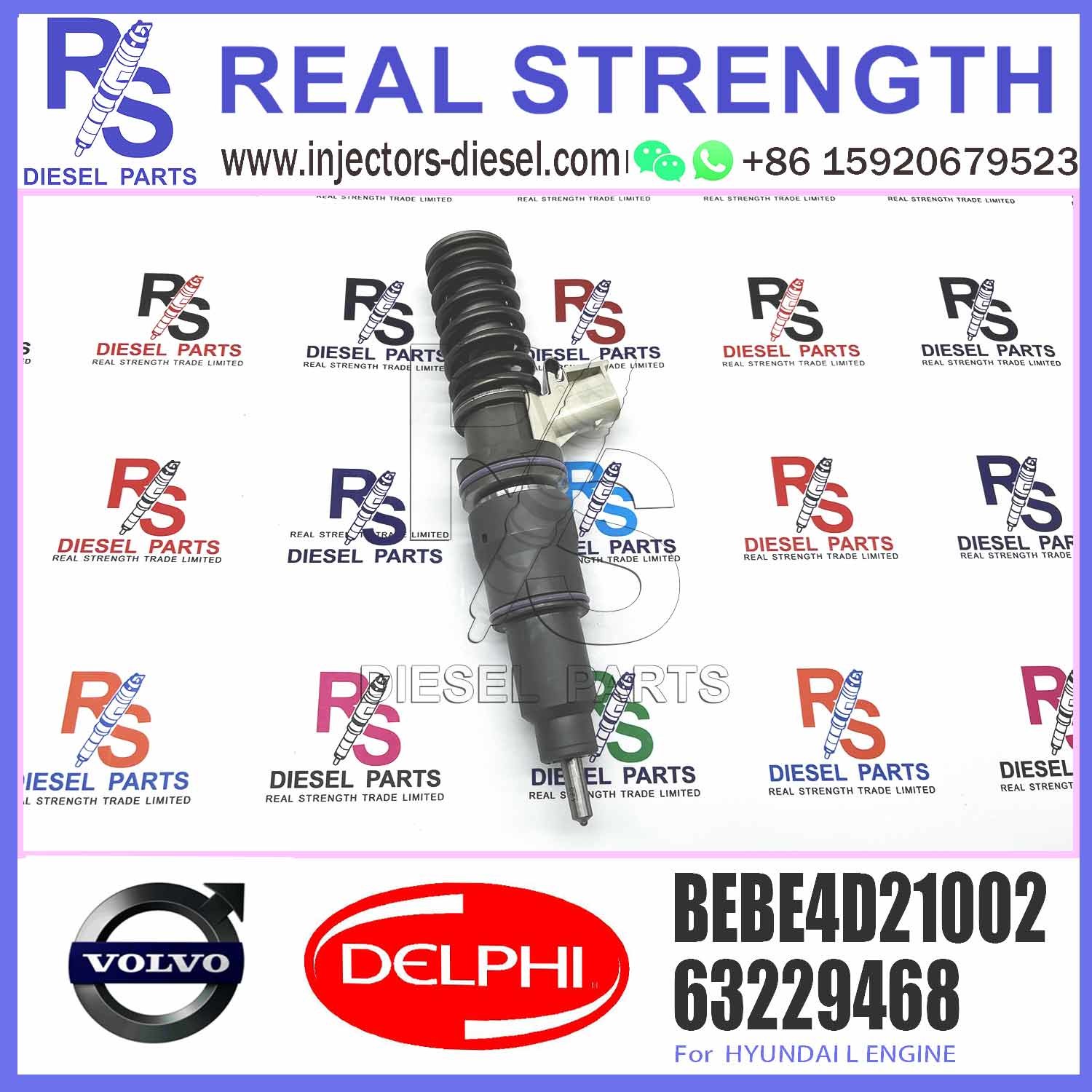 For HYUN-DAI Diesel Fuel Electronic Unit Injector BEBE4D21002 33800-84840