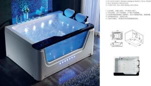 Quality 1700*1300*680 Whirlpool Jetted Spa Bathtub 2 Person Massage Air Bubble wholesale
