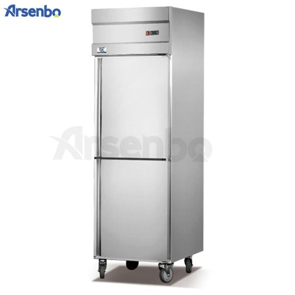 CE 220V Restaurant Stand Up Freezer , Multiscene Single Door Upright Refrigerato