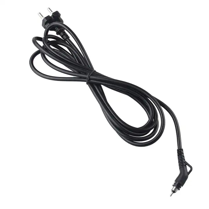 2 pin Korea KC plug swivel cord for hair straightener 360 degree swivel ac extension power cord leads hair straightener
