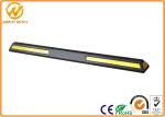 2 M Reflective Garage Wheel Stopper , Car Parking Recycled Wheel Stops17kg