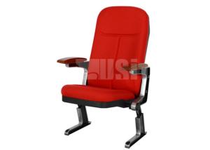 Quality Fabric / PU / Leather Church Auditorium Chairs Imported Hardwood Armrest wholesale