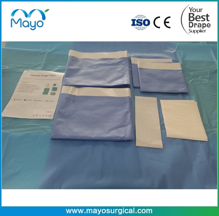CE Disposable Basic Surgery Surgical Sterile Drape General Drape Pack