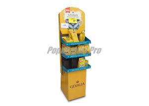 Quality 3 Square Trays Paper Power Wing Display Recyclable for Gevalia Coffee wholesale