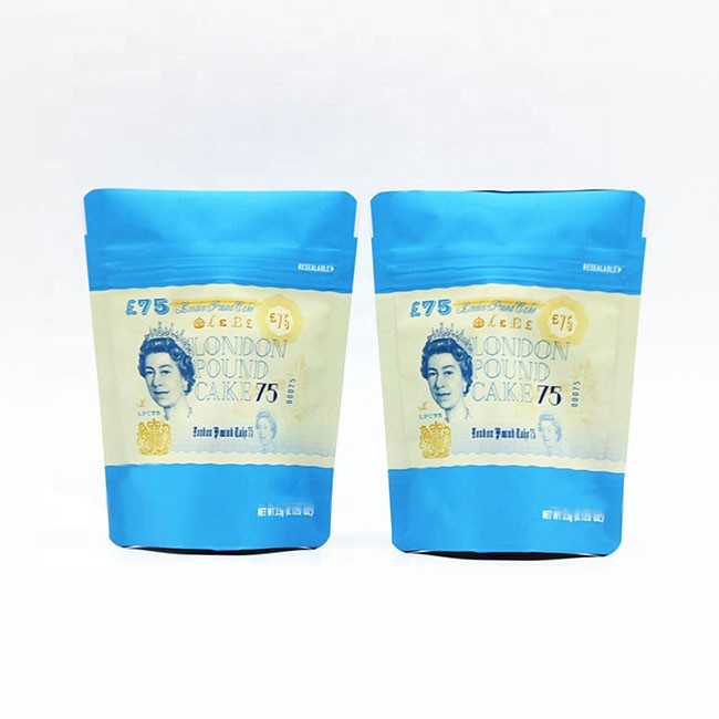 Customize Mylar Bags Smell Proof Zip Lock Soft Touch ECO Friendly Stand up Pouches