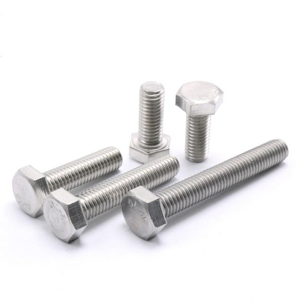 DIN Standard 304 Stainless Steel Hex Bolt Full Thread Bolt M4 M5 M6 M8 Plain