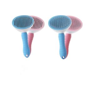 Quality Thick Tips Pet Hair Brush Soft Comfortable With Non - Slip Silicone Handle wholesale