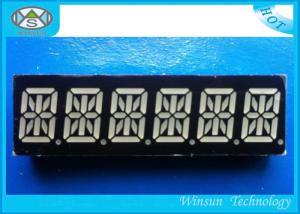 Quality RBGYW Color 0.39 Inch 6 Digit 14 Segment Display For Message Board , 49X15X8 Mm wholesale