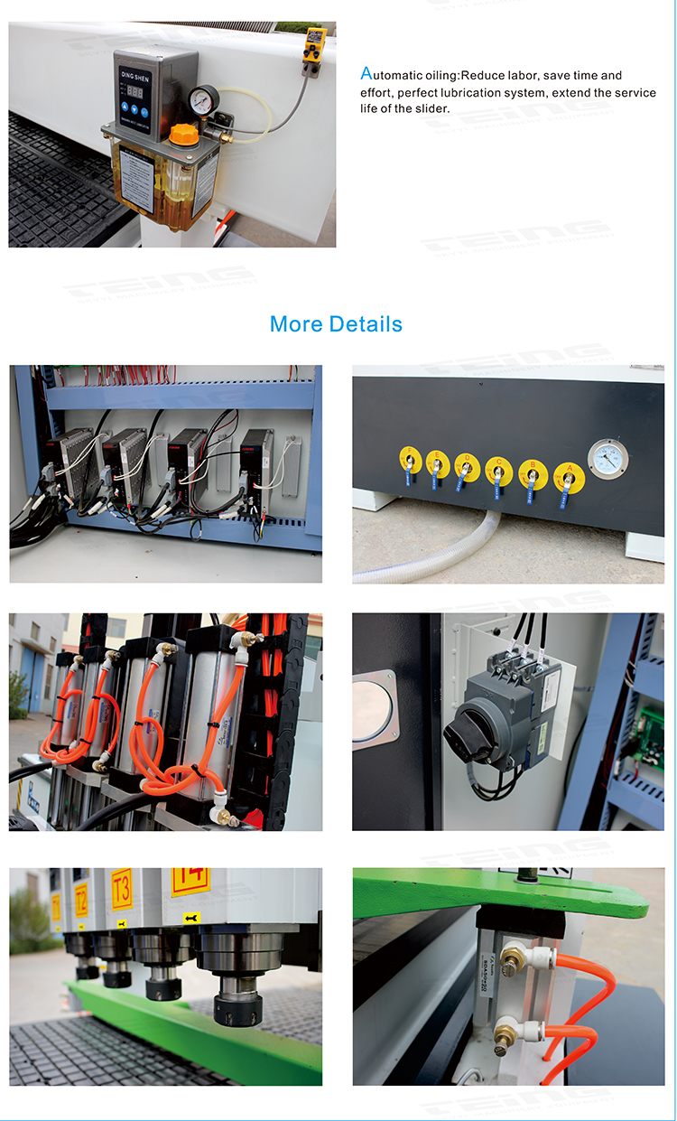 High Precision M25-Q4 CNC Wood Router 1325 for Woodworking Machinery Repair Shops