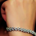 High Quality Clear Cubic Zirconia Tennis Bracelet for Women Wedding Jewelry