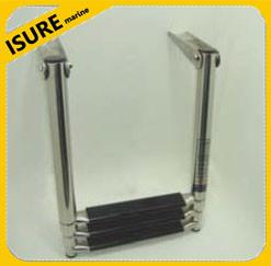 Quality S.S Slide Mount Boat Boarding Ladder Telescoping Fishing Ladder wholesale
