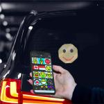 128*128 MM Buletooth Smart Car Emoji Led Sign Display
