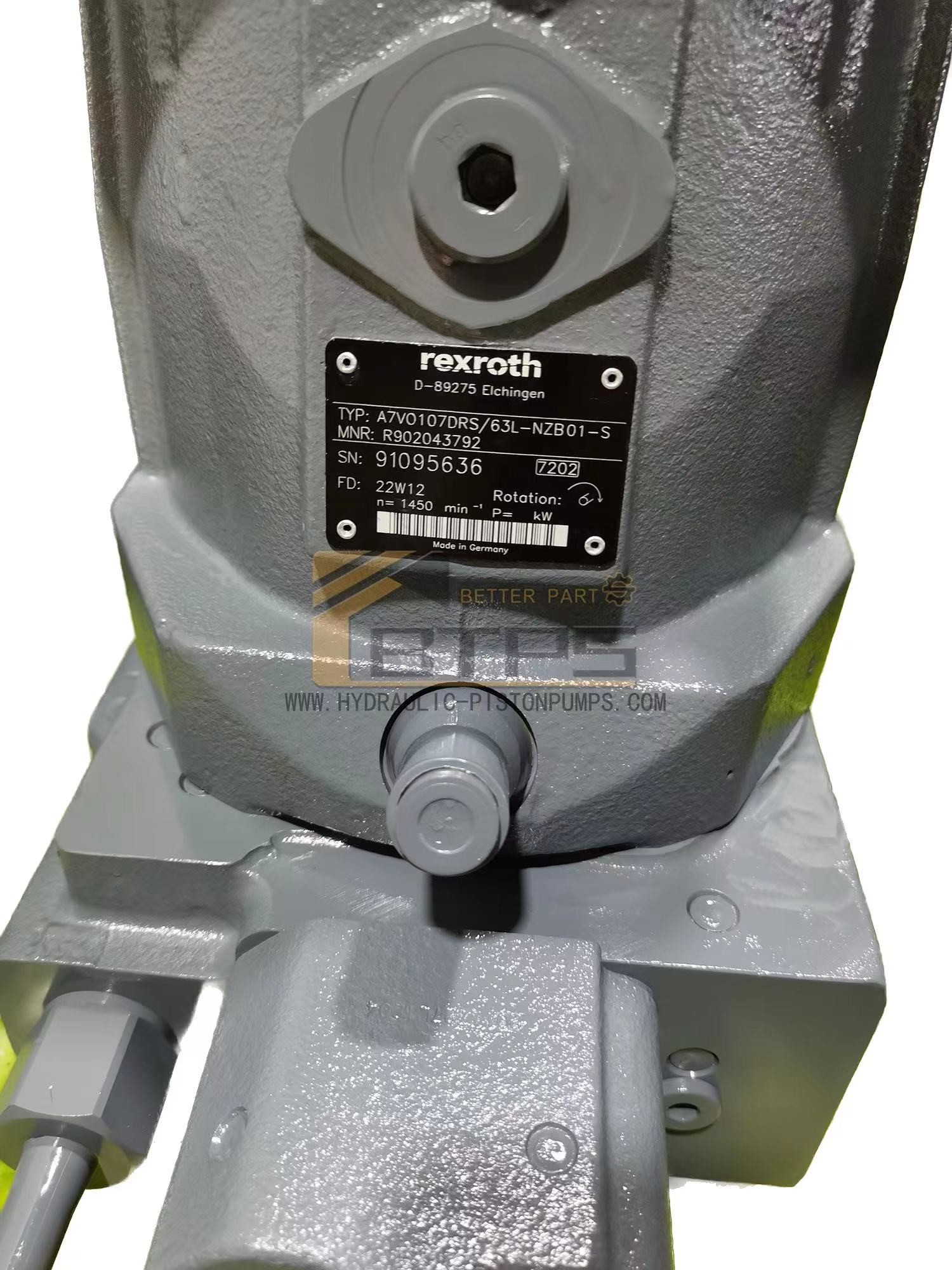 A7VO107LRH1/63R-NPB01 Hydraulic Piston Rexroth Variable Pump A7VO107DRS/63L-VZB01-S A7VO Series