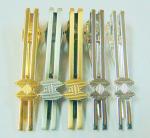 cufflinks, necktie clips, pins, cuff sets,