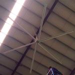 Danfoss Inverter Large Ceiling Fans 20ft Silvery Color With Aluminum Alloy Blade