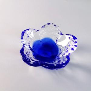 Quality Ins Cherry Blossom Glass Sauce Plates For Dinner Table wholesale
