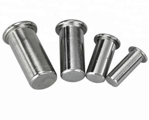 Quality Machinery Industry Solid Aluminum Rivets And Studs Zinc Plate Surface wholesale