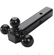 Quality Tri ball mount,triple swivel mount,all black powder coating,solid shank wholesale