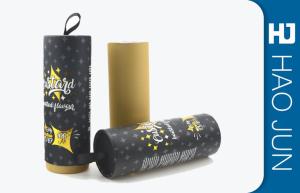 Quality Handmade Cardboard Paper Tubes Cylinder Box Packaging With PP Ropes wholesale
