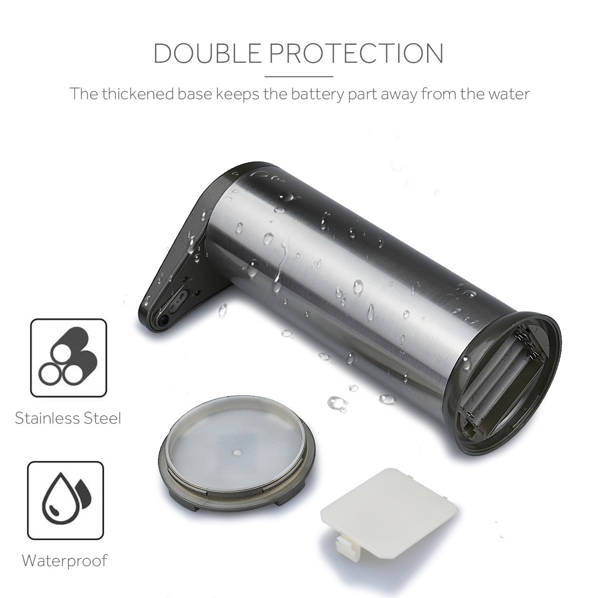 Visible Window Automatic 280ml Motion Sensor Soap Dispenser