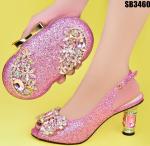 Supoo wedding shoes Italian ladies shoes matching bags high heel shoes Ghana