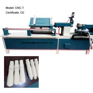China Wooden handle woodturning form cutter automatic wood lathe on sale